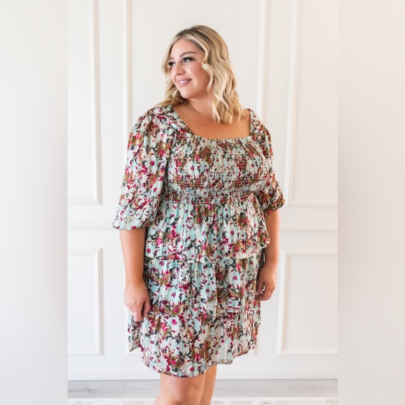 Floral Mini Dress - Picture 3 of 10